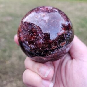 fire quartz sphere 2.5 in